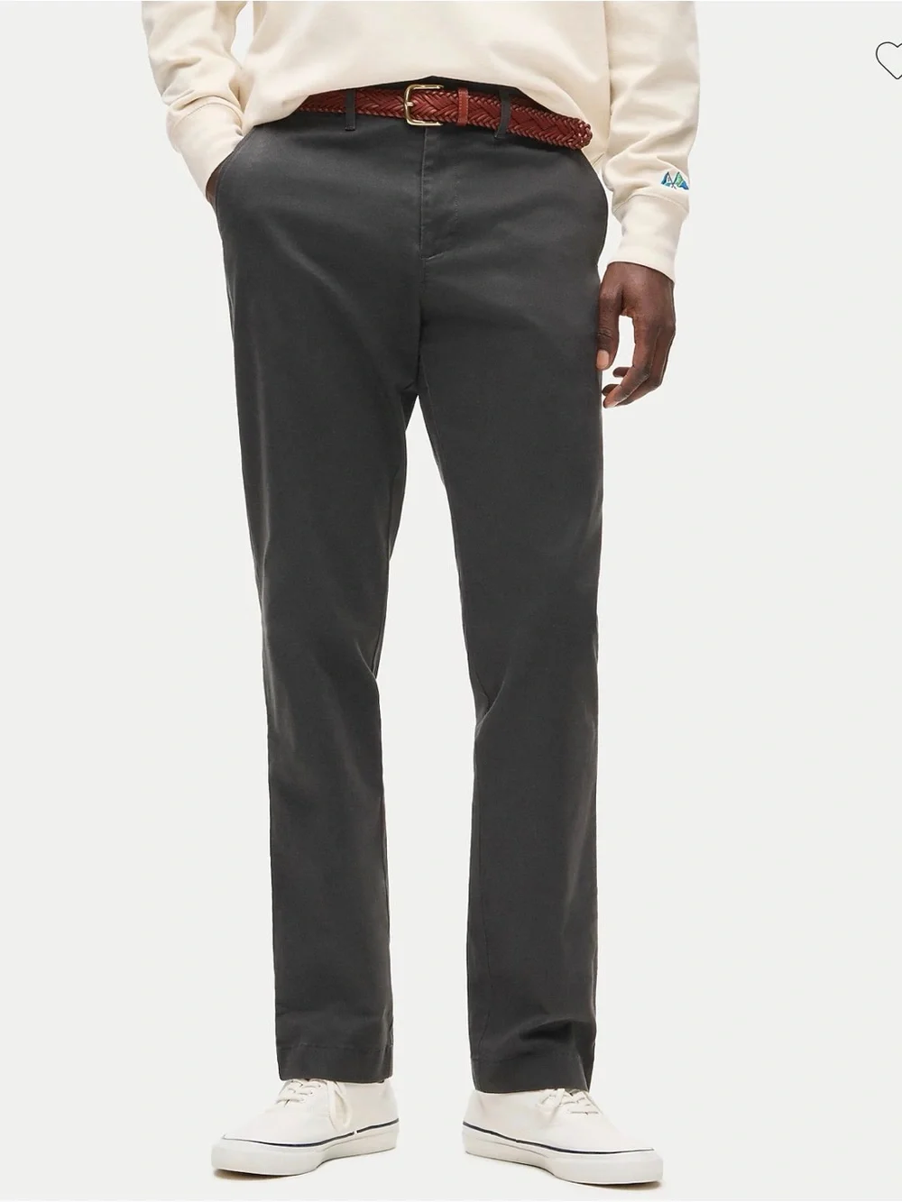 J.Crew 770 Straight Fit Stretch Chino Pants Faded Black 32x30